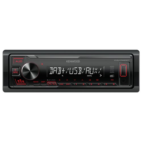 foto del prodotto kenwood kmm dab307 ricevitore multimediale per auto nero 200 w