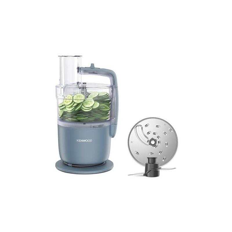 foto del prodotto kenwood multipro go fdp22.000gy, robot da cucina che trita, affetta, grattugia, riduce in purea e impasta, ciotola da 1.3l, lame per impastare,