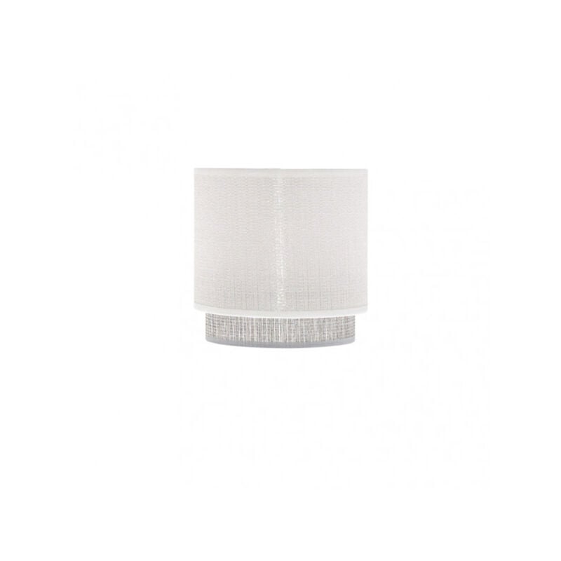 foto del prodotto kenya paralume e14 bianco grigio 14 x 12 x 14 x 14 cm , multicolore, taglia unica fabrilamp