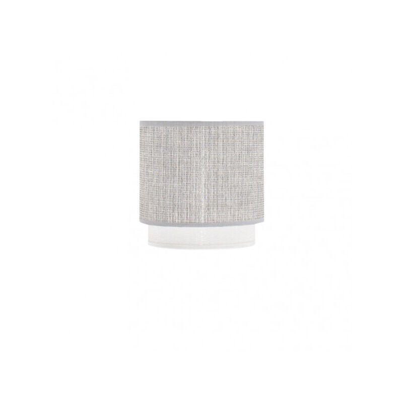 foto del prodotto kenya paralume e14 grigio bianco 14 x 12 x 14 x 14 cm , multicolore, taglia unica fabrilamp