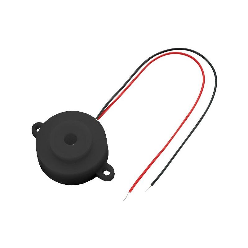 foto del prodotto kepo buzzer piezoceramico con circuito oscillatore 32mm, 90db, 3 24v 15ma kpi g3210l