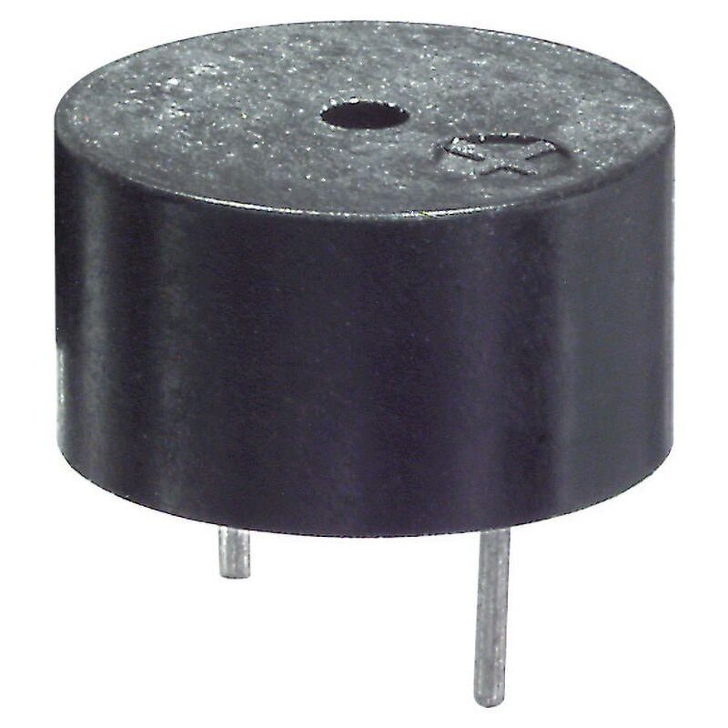 foto del prodotto kepo buzzer piezoceramico con circuito oscillatore per circuito stampato, 13,8cm, 80db, 12vdc 7ma kpi g1410a