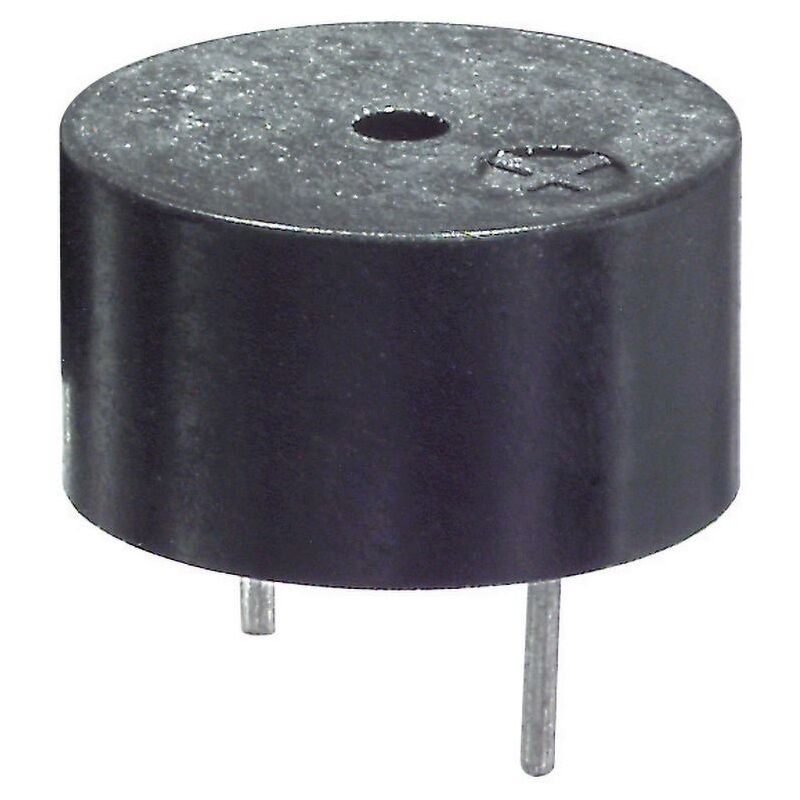 foto del prodotto kepo buzzer piezoceramico per circuito stampato, 14mm, 80db, 12vpp 3ma kpt g1410a1