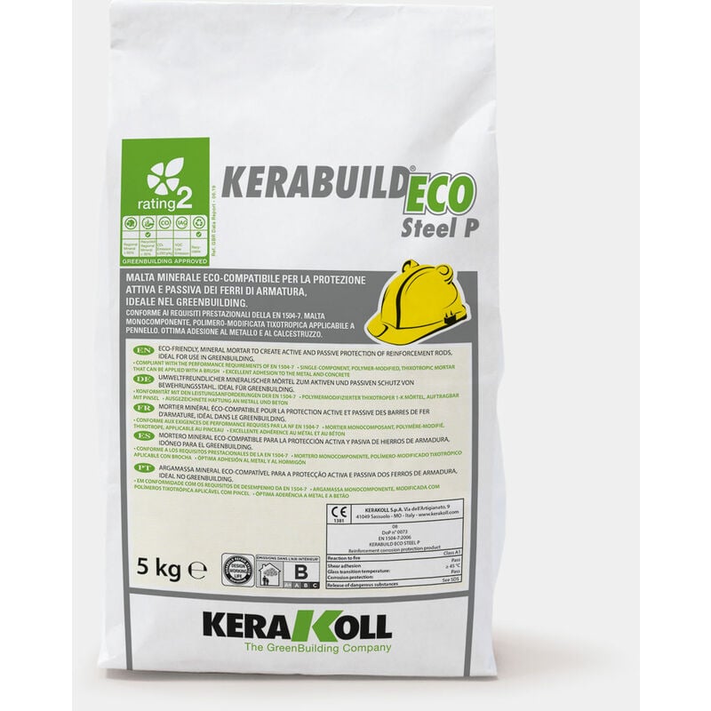 foto del prodotto kerabuild eco steel p malta passivante kg 5