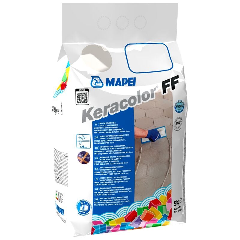 foto del prodotto keracolor 130 ff sacco kg.5 jasmine stucco fughe pavimenti
