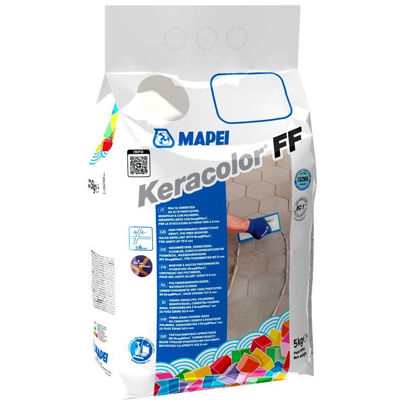 foto del prodotto keracolor 142 ff sacco kg.5 marrone stucco fughe pavimenti