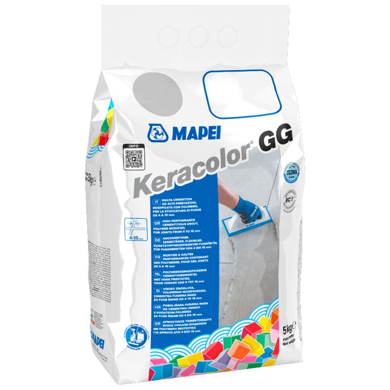 foto del prodotto keracolor 142 gg sacco kg.5 marrone stucco fughe pavimenti