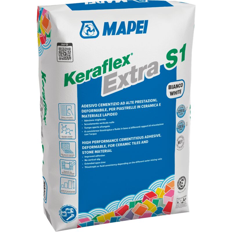 foto del prodotto keraflex extra s1 bianco 23kg mapei