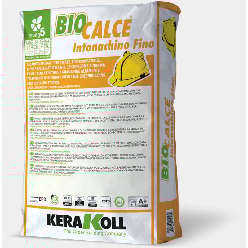 foto del prodotto kerakoll biocalce intonachino fino 25kg spa