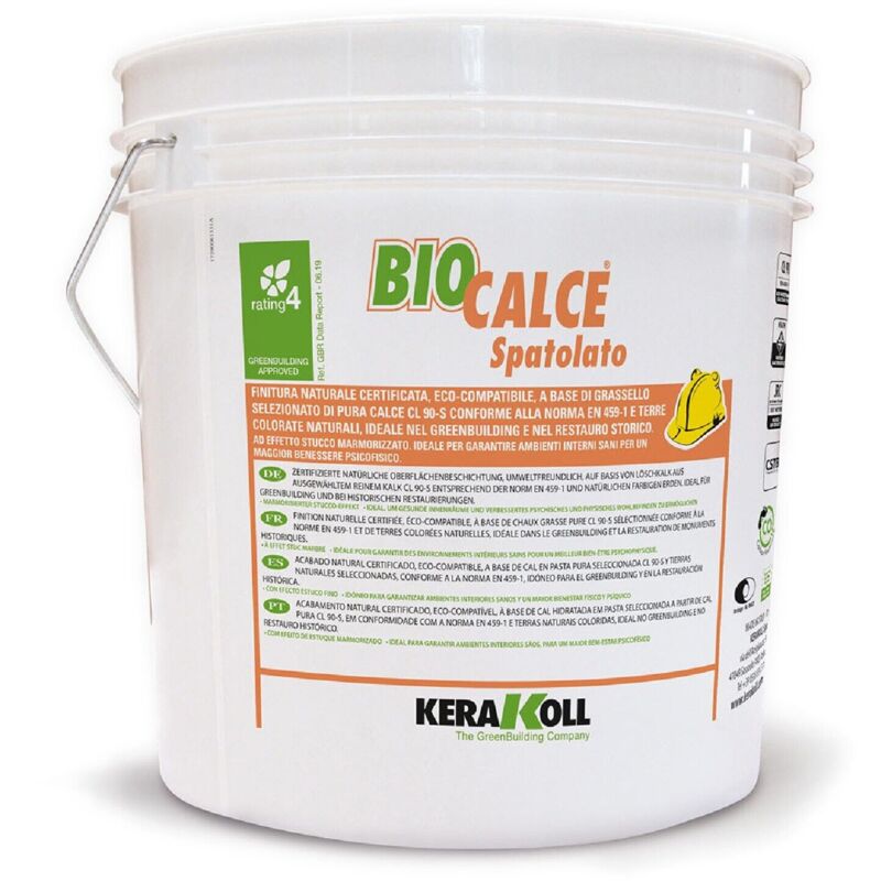 foto del prodotto kerakoll biocalce spatolato stucco decorativo effetto marmorizzato 25 kg