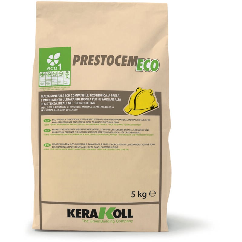 foto del prodotto kerakoll cemento rapido prestocem eco kg. 5 4 pezzi kerakoll