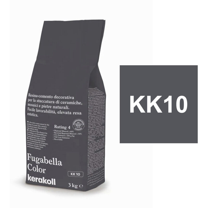 foto del prodotto kerakoll fugabella color kk10 resina stucco piastrelle mosaici marmi 3 kg
