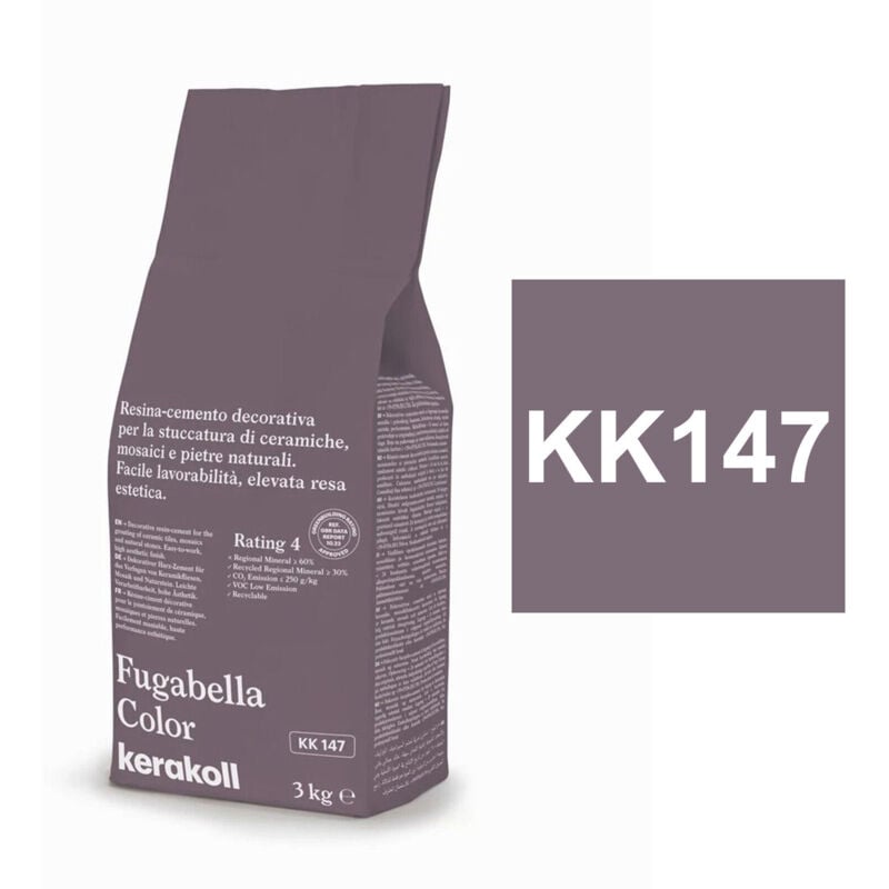 foto del prodotto kerakoll fugabella color kk147 resina stucco piastrelle mosaici marmi 3 kg