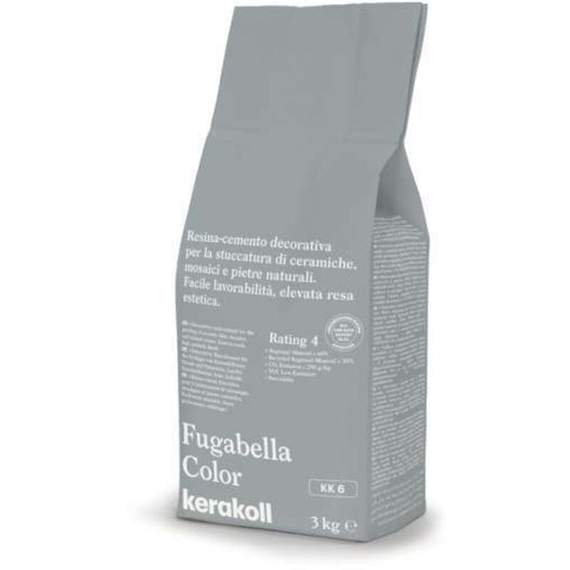 foto del prodotto kerakoll fugabella color kk6 resina stucco piastrelle mosaici marmi 3 kg