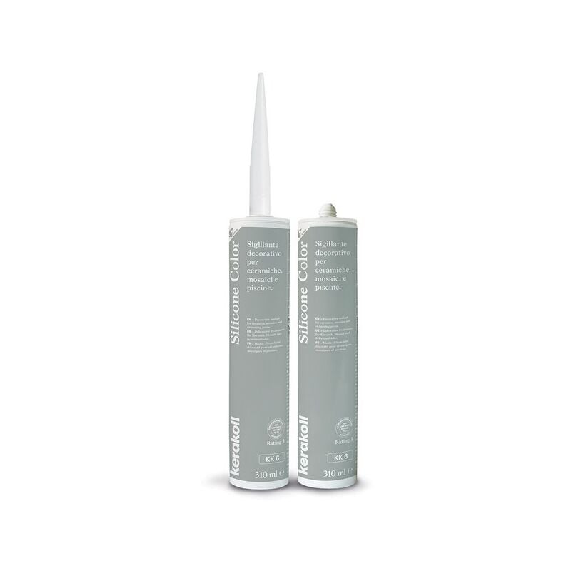 foto del prodotto kerakoll silicone color kk 6 neutral grey sigillante siliconico cartuccia ml 310