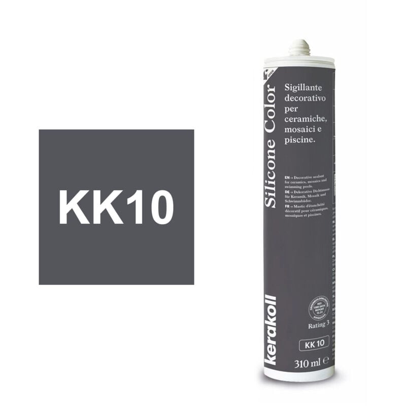 foto del prodotto kerakoll silicone color kk10 sigillante decorativo ceramiche 310 ml