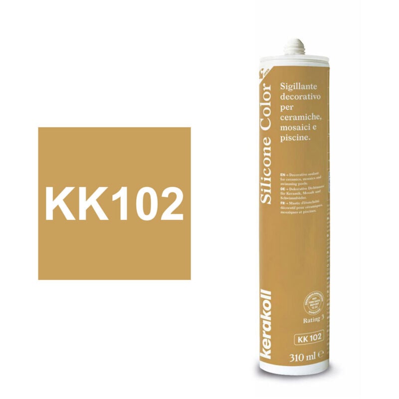 foto del prodotto kerakoll silicone color kk102 sigillante decorativo ceramiche 310 ml