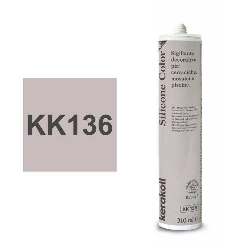 foto del prodotto kerakoll silicone color kk136 sigillante decorativo ceramiche 310 ml