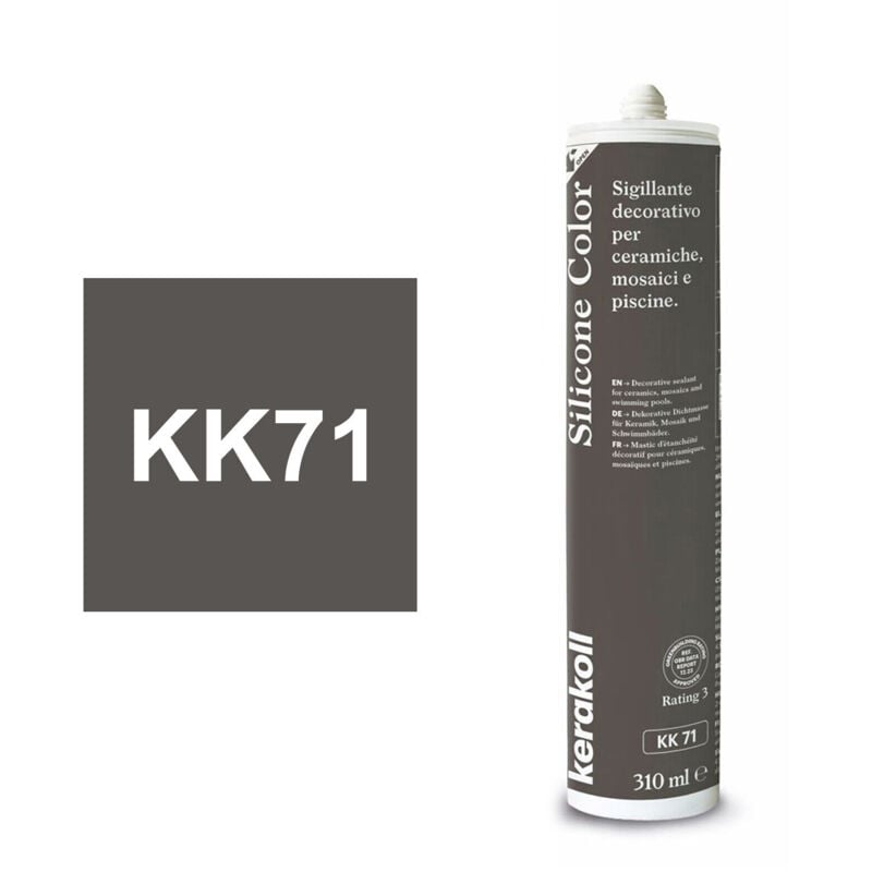 foto del prodotto kerakoll silicone color kk71 sigillante decorativo ceramiche 310 ml
