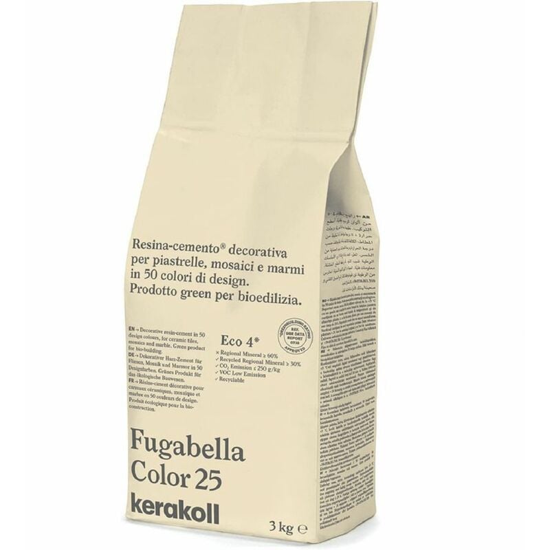 foto del prodotto kerakoll stucco 25 kg 3 fugabella color