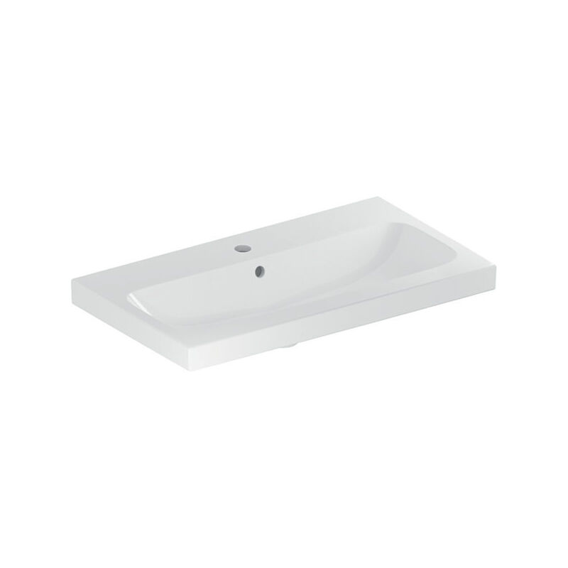 foto del prodotto keramag geberit icon light lavabo avec saillie raccourcie, 75 cm x 42 cm,