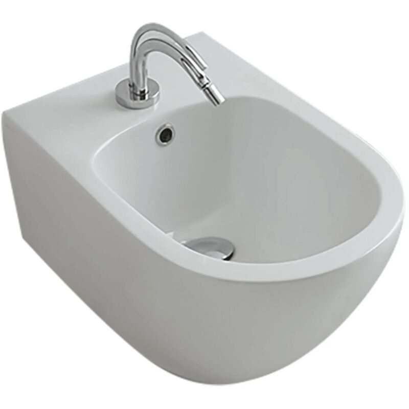 foto del prodotto kerasan bidet sospeso aquatech bianco lucido