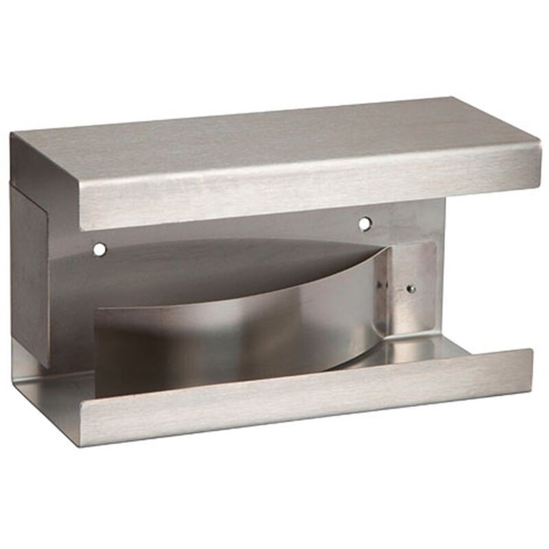 foto del prodotto kerbl 15339 supporto da parete per guanti usa e getta, in acciaio inox