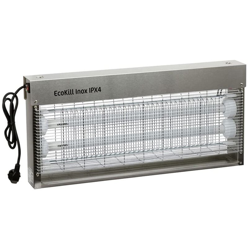 foto del prodotto kerbl 299936 killer elettrico fly ecokill, inox ip x 4, 2 x 20 w