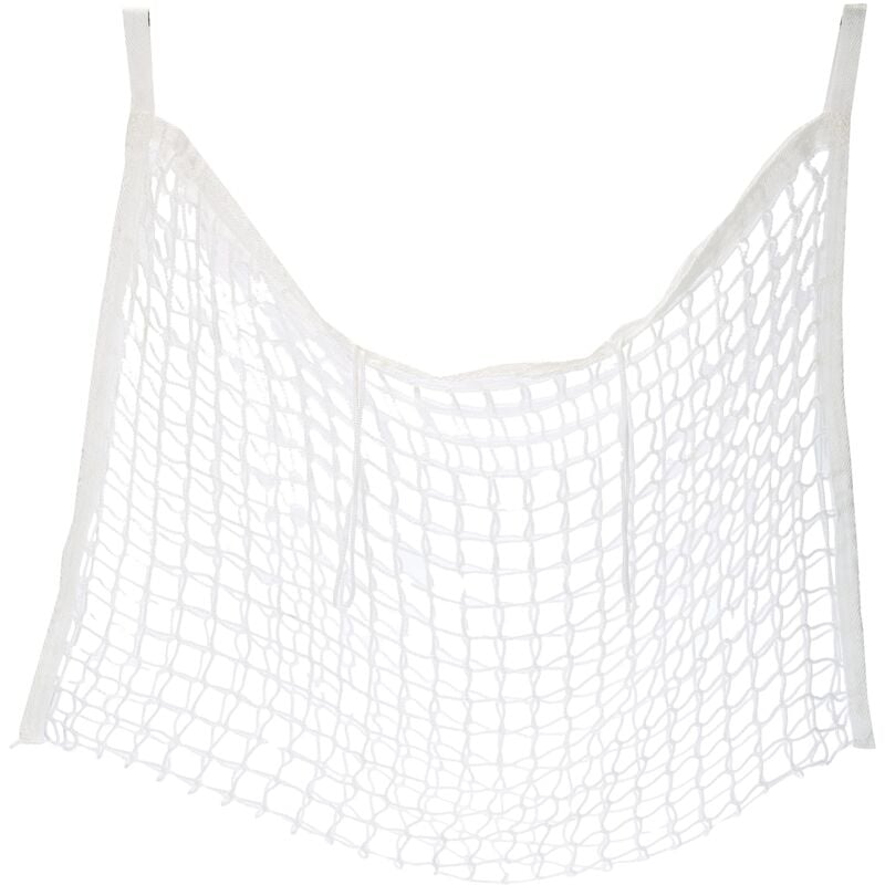 foto del prodotto kerbl 321999 rete da fieno, 90 x 60 cm, bianco, maglie 3 x 3 cm