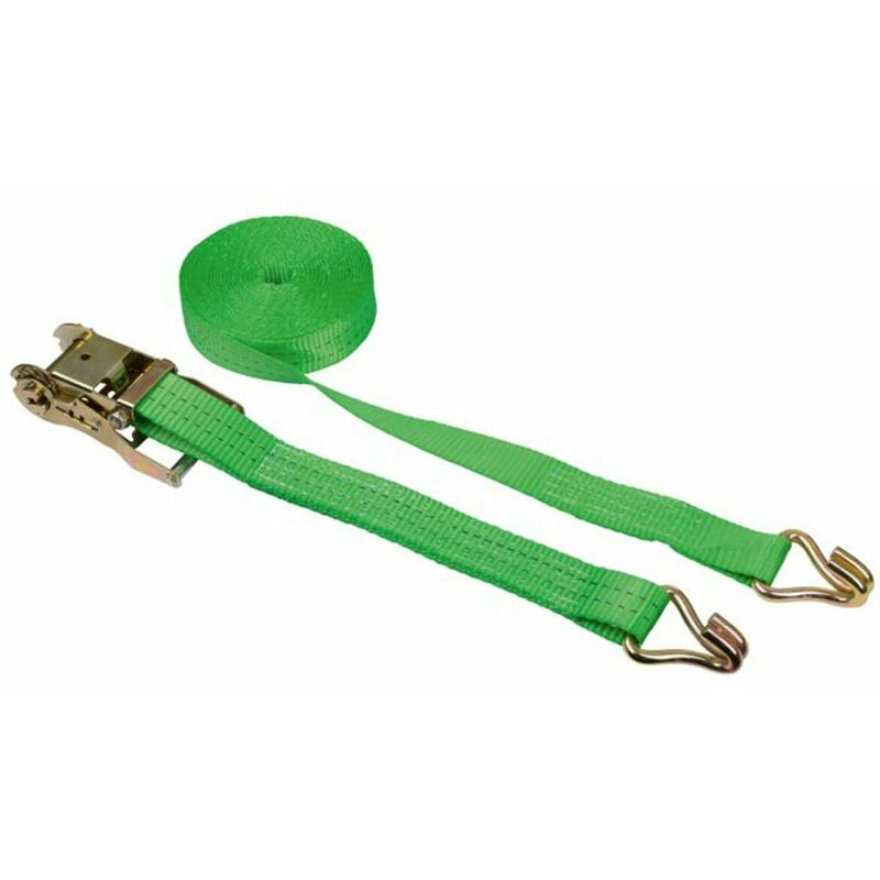 foto del prodotto kerbl 37130 , ancora cinghia ratchet, 2 pezzi, il 35 mm 6 m. caricare 2.000 kg