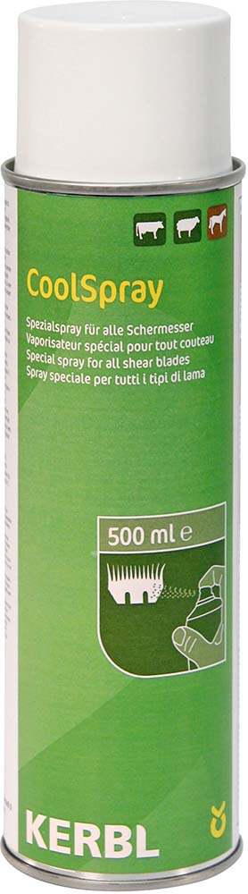 foto del prodotto kerbl coolspray per lama tosatrice 500 ml