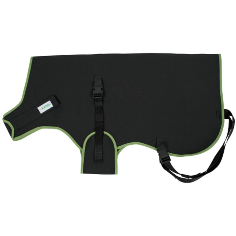 foto del prodotto kerbl coperta per vitelli premium, nera, 80 cm