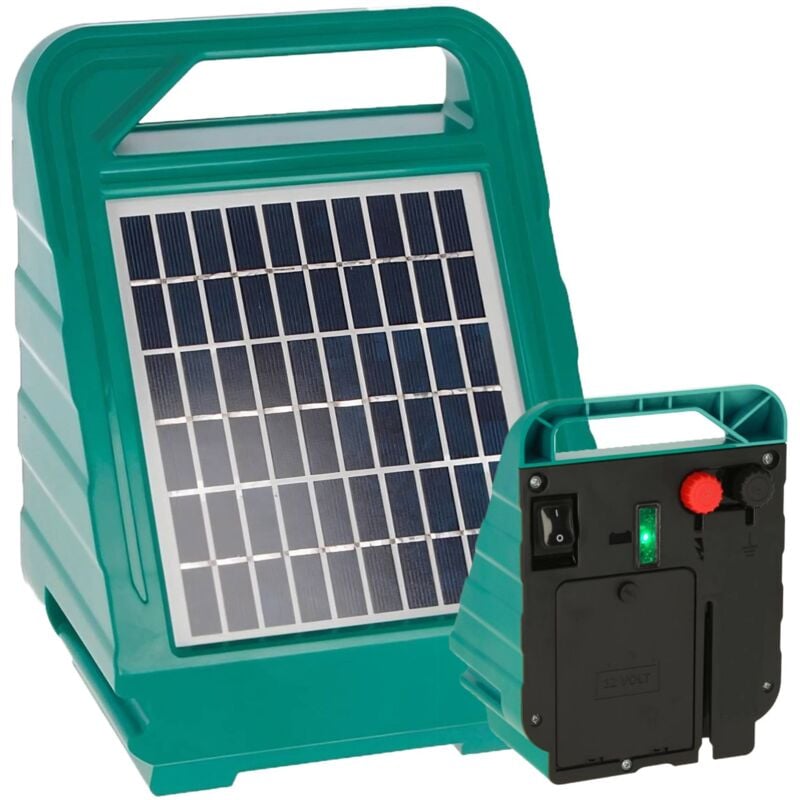 foto del prodotto kerbl elettrificatore s250 fotovoltaico con pannello solare per cinghiali rete elettrica