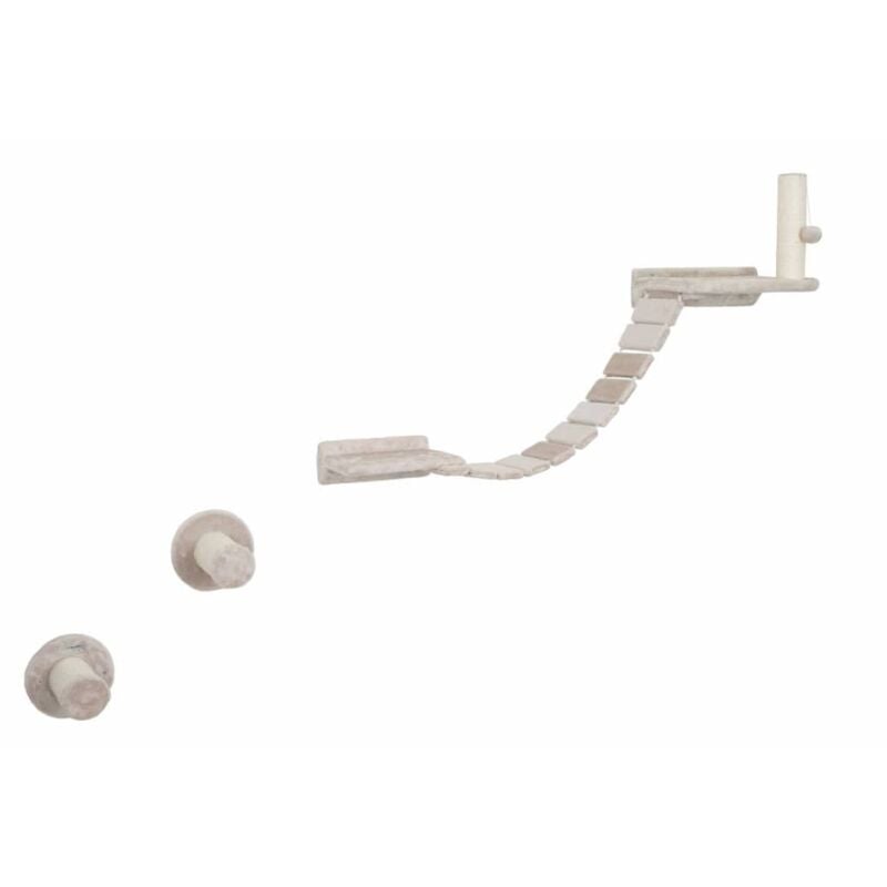 foto del prodotto kerbl percorso sospeso per gatti matterhorn in legno beige