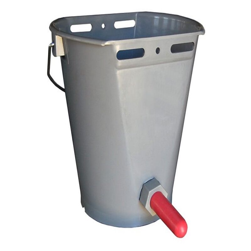 foto del prodotto kerbl secchio a vitello da 8 litri, 1 tetina