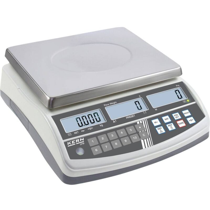 foto del prodotto kern cpb 30k0.5n sr bilancia contapezzi portata max. 30 kg risoluzione 0.5 g rete elettrica argento