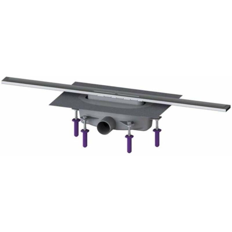 foto del prodotto kessel linearis infinity canalina doccia 80 cm, con griglia, acciaio inox spazzolato 45200.08