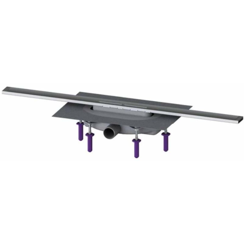 foto del prodotto kessel linearis infinity canalina doccia 80 cm, con griglia, acciaio inox spazzolato 45300.08