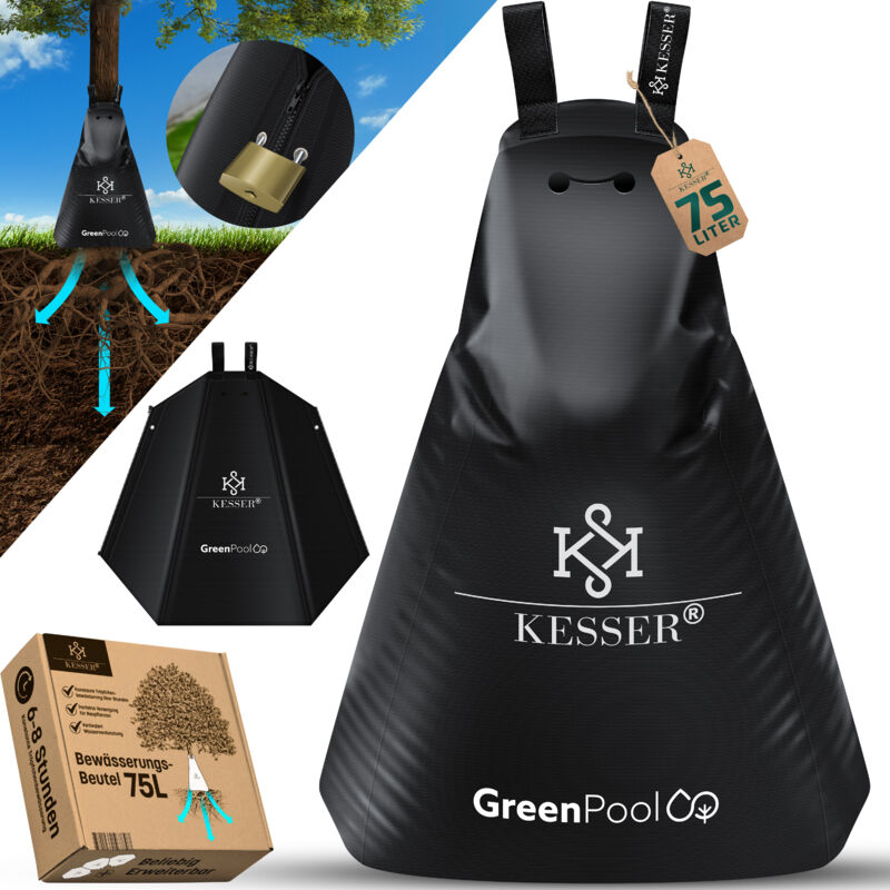 foto del prodotto kesser borsa per l innaffiamento degli alberi borsa per l acqua e borsa per l innaffiamento degli alberi borsa in pvc durevole e resistente ai