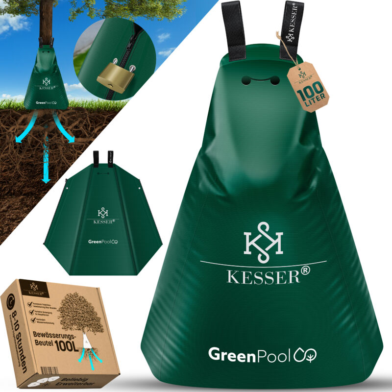 foto del prodotto kesser borsa per l innaffiamento degli alberi borsa per l acqua e borsa per l innaffiamento degli alberi borsa in pvc durevole e resistente ai