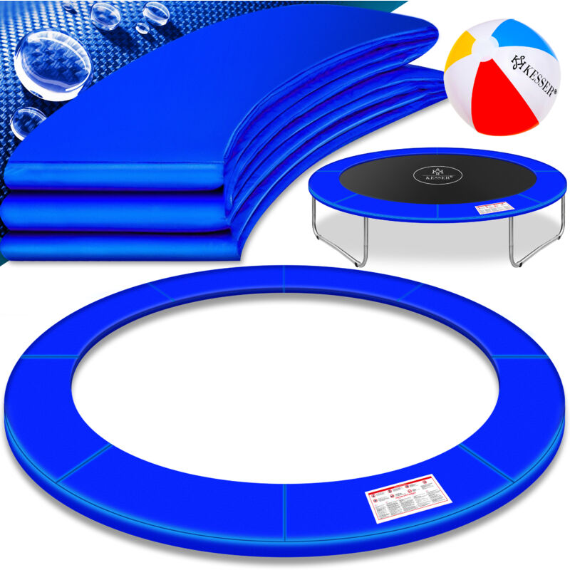 foto del prodotto kesser copertura del bordo del trampolino 244 305 366 426 cm 30 cm di larghezza copertura a molla antistrappo 100 resistente ai raggi uv blu 