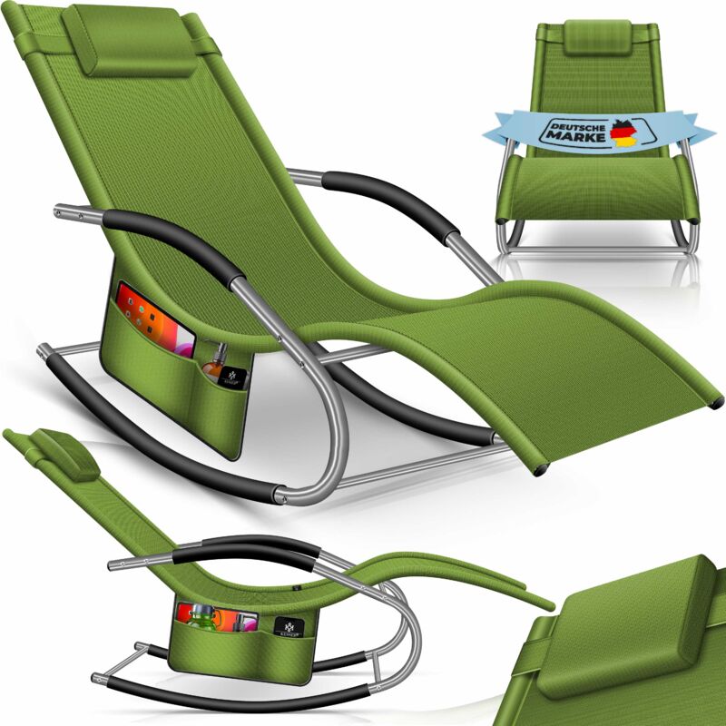 foto del prodotto kesser lettino relax lettino swing lettino da giardino sedia da giardino sedia pieghevole sedia a sdraio sedia a dondolo poltrona ergonomica
