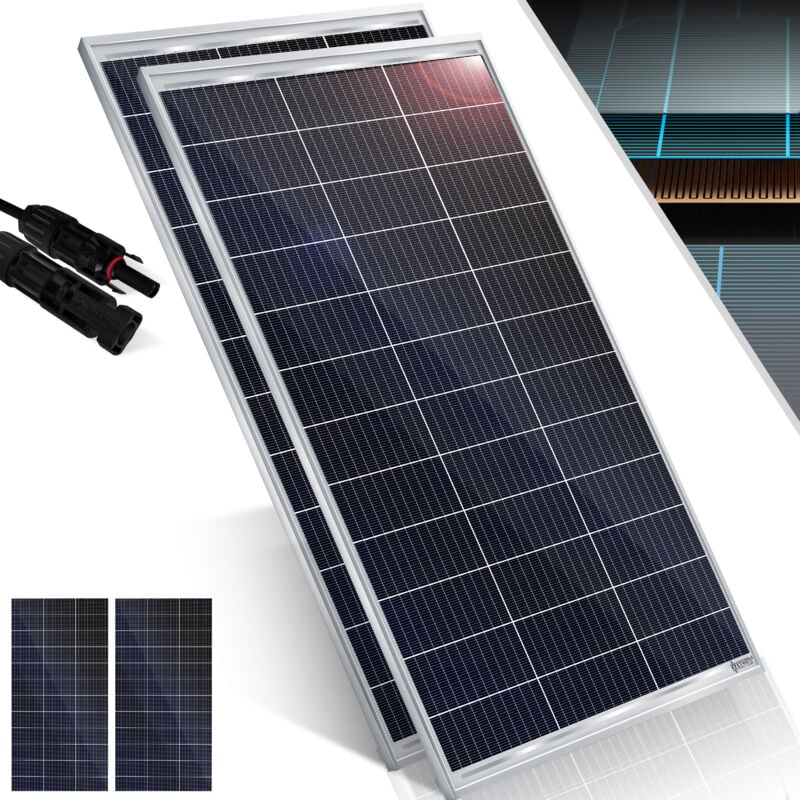 foto del prodotto kesser pannello solare monocristallino, pannello solare 18 v per batterie da 12 v, cella solare fotovoltaica, sistema fotovoltaico, solare per