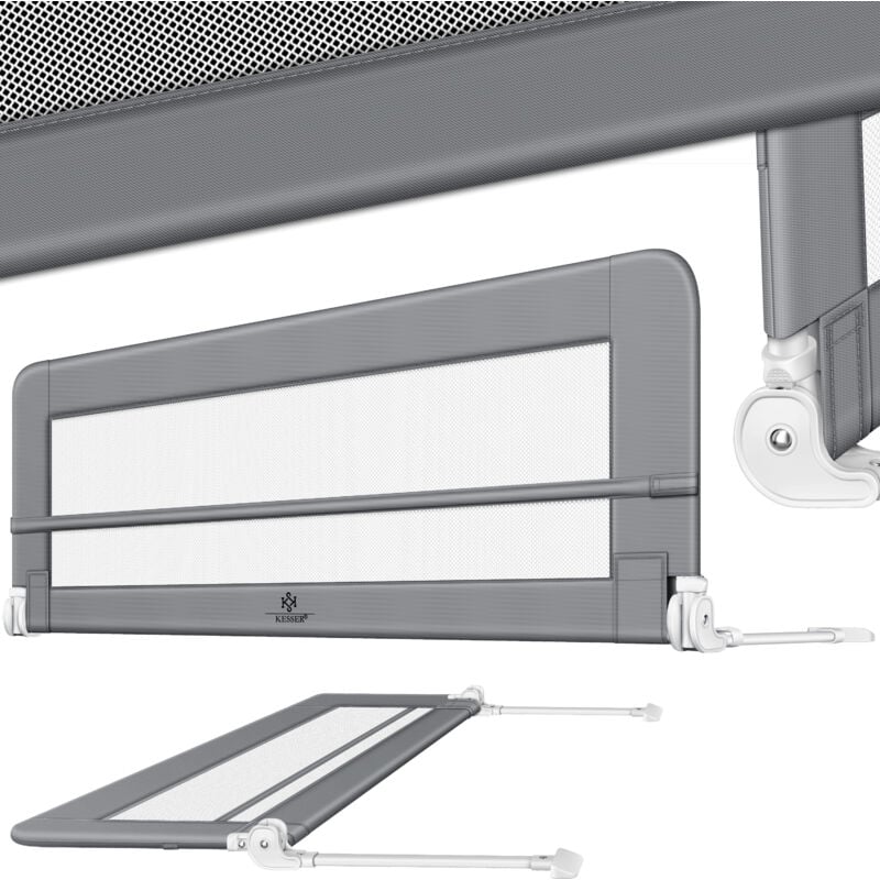 foto del prodotto kesser parapetto per letto parapetto per letto per bambini parapetto per letto per bambini parapetto per letto per bambini 180cm grigio chiaro