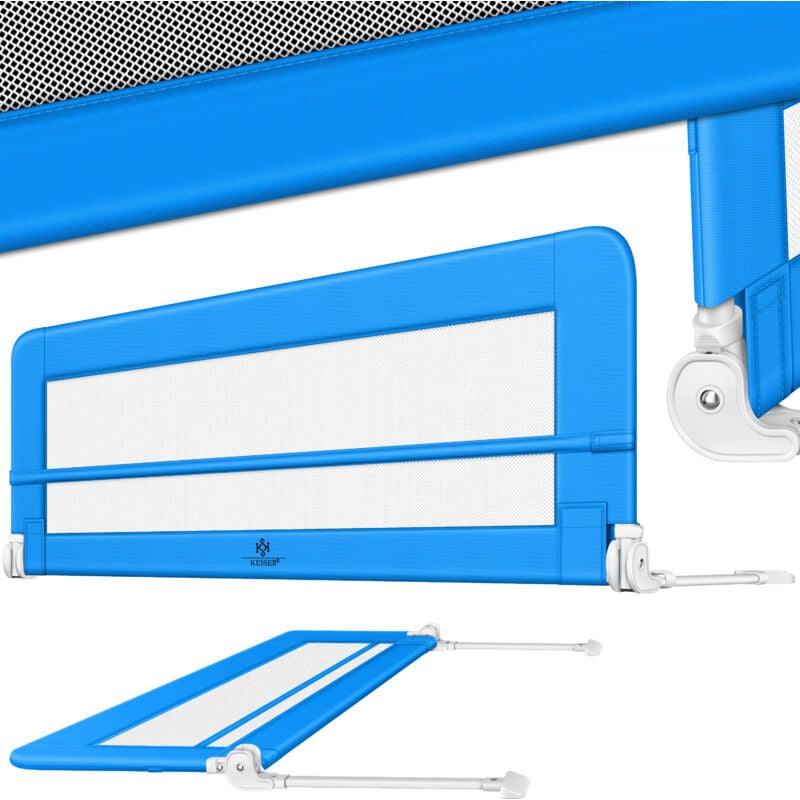 foto del prodotto kesser protezione per letto per bambini protezione per letto per bambini protezione per letto per bambini blu 150cm