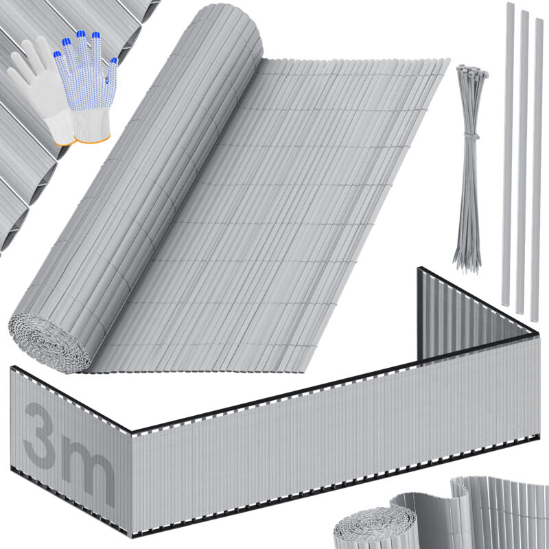 foto del prodotto kesser pvc privacy screen fence privacy screen fence balcony cladding windbreak weatherproof reinforced slats for garden balcony terrace outdoor