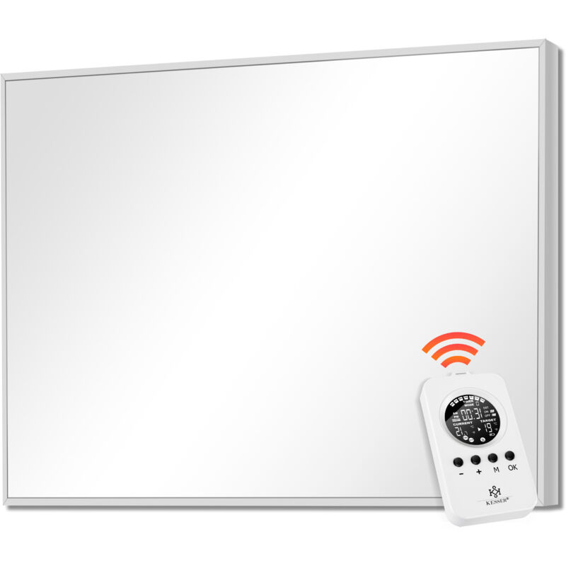 foto del prodotto kesser - riscaldatore a infrarossi con termostato radiatore elettrico riscaldatore a infrarossi riscaldatore a parete - 28 diversi programmi di
