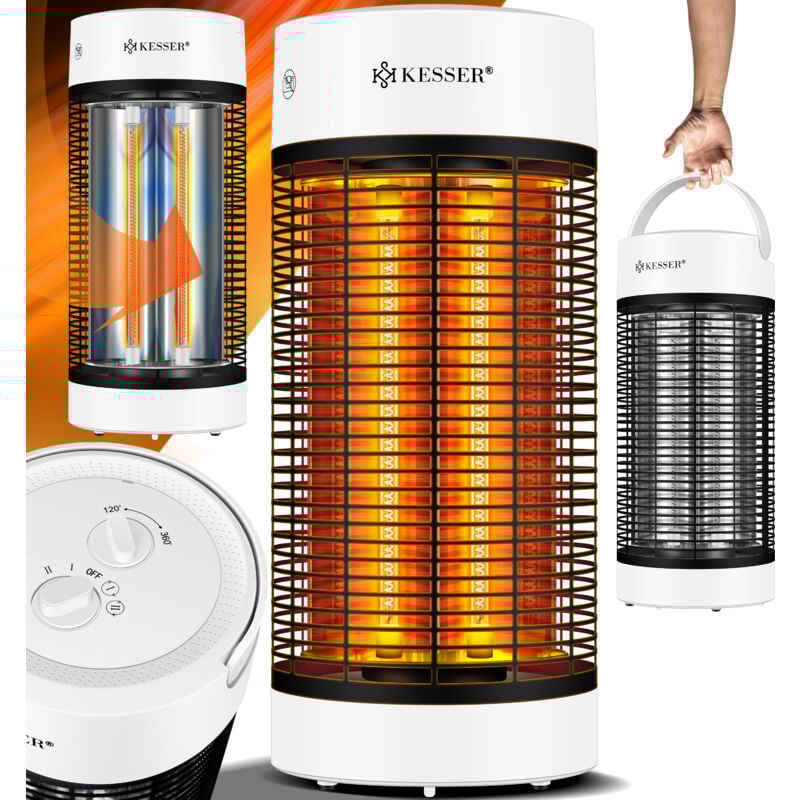 foto del prodotto kesser riscaldatore radiante a infrarossi a libera installazione riscaldatore radiante riscaldamento interno ad alta efficienza con oscillazione a