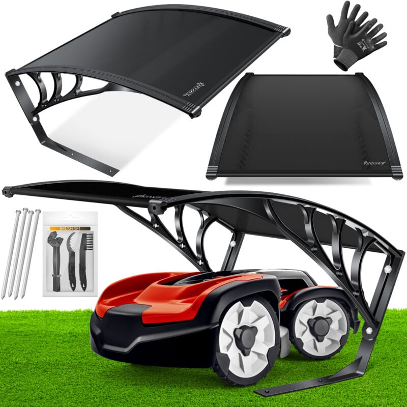 foto del prodotto kesser tettoia per tetti di garage per tosaerba robotizzati tosaerba robotizzati automower garden resistente alle intemperie garage per tosaerba