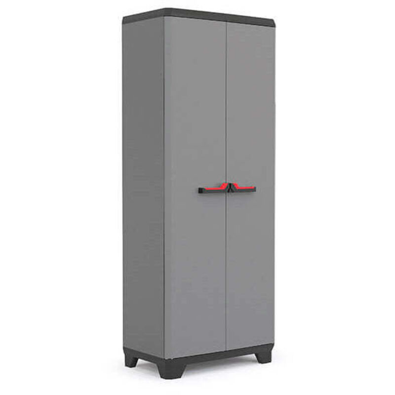 foto del prodotto keter armadio stilo porta scope con 3 ripiani regolabili 68x39x173 cm